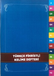 Karatay Türkçe Kelime Defteri Fihristli Karton Kapak 96 Sayfa - Thumbnail