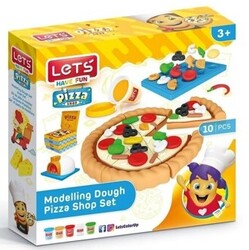 Lets Oyun Hamuru Kalıbı Pizza Seti (10 Parça) L8460 - Thumbnail