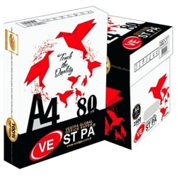 Vestpa 80 gr. A4 Fotokopi Kağıdı 5x500 (1 koli) 5 li Paket - Thumbnail